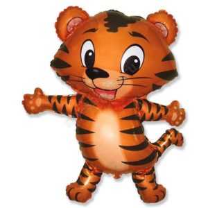 Фигура, Тигренок, Черный, 91см Фигура, Тигренок, Черный, 91см